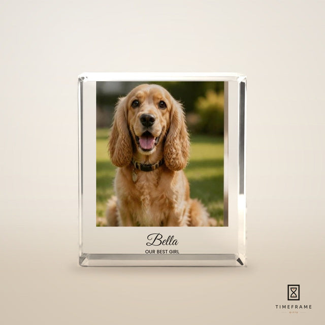 Crystal Glass Photo Block — Large (150×200×19mm)